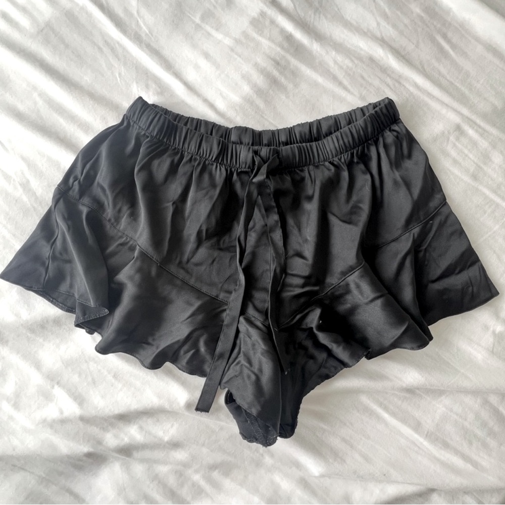Victoria’s Secret Black Silky Pajama Shorts [Sz. S/P]